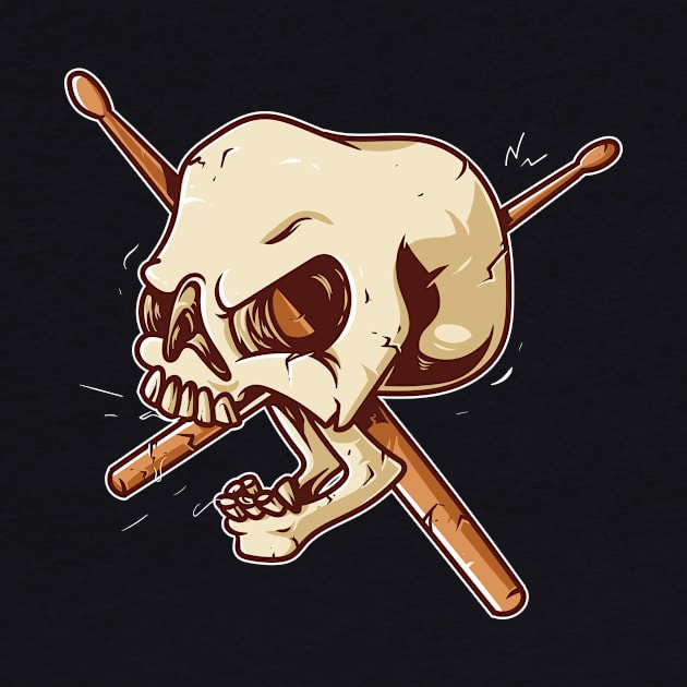 skull drummer by unlesssla